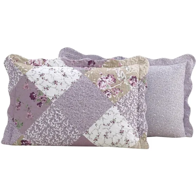 Lavandoux Kussenslopen - Lavender Dream - 60x70 cm - Lila - Set van 2