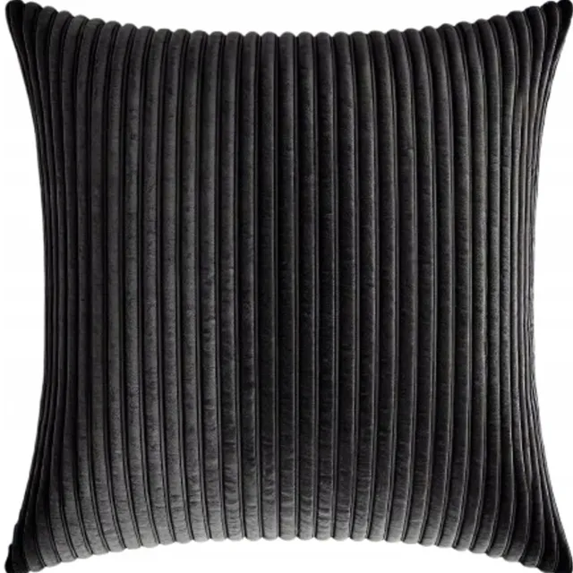 MMO-EURO Martyna Opiełka Decoratieve Kussenhoezen 100x40 cm - Zwart Velours Corduroy