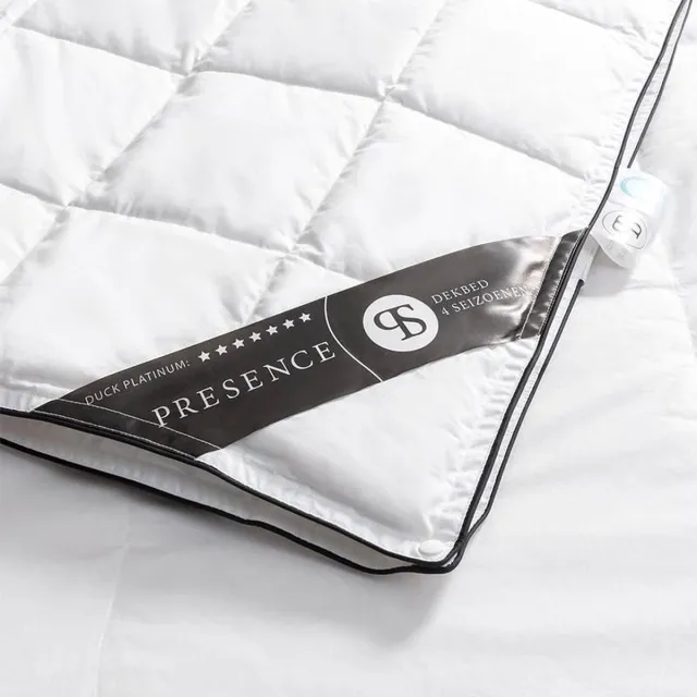 Presence Dekbed Dons Platinum - 4 Seizoenen - Maat: 140 x 220 Wit