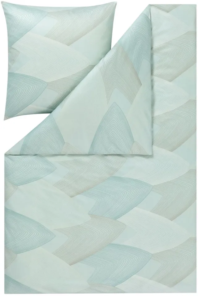 Estella Phoenix - Dekbedovertrekset - Mako-interlockjersey - 160 x 200 cm - Mintgroen