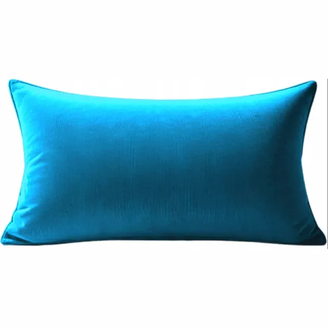 MMO-EURO Martyna Opiełka Decoratieve Kussenhoes Velours Licht Turks 50x35 cm