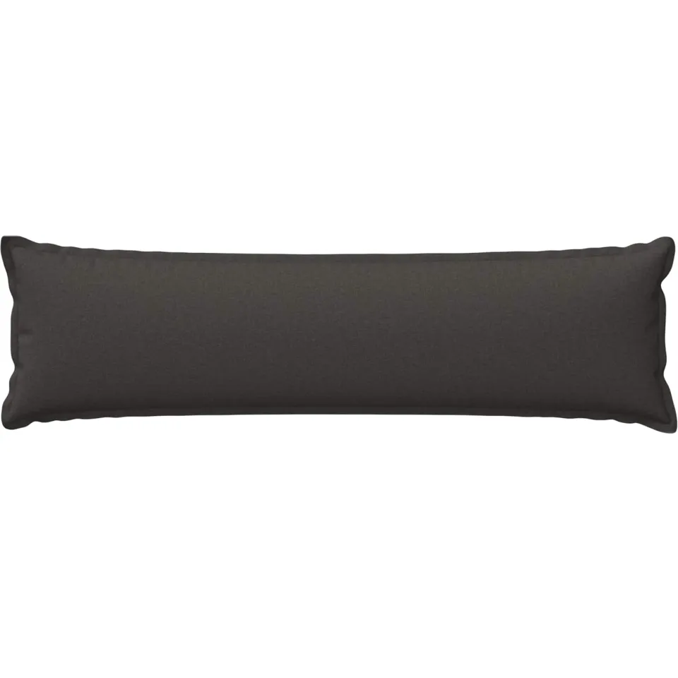 vidaXL Kussensloop HOUTEN Donkergrijs 40 x 145 cm Faux Linnen, foto 2