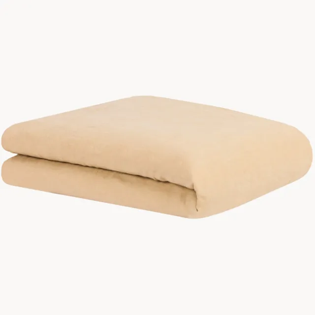 Nobodinoz Kinderdekbedovertrek L1N0 Beige, Wit