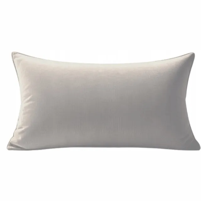 MMO-EURO Martyna Opiełka Decoratieve Kussensloop Velours Beige 100x40 cm met Rits