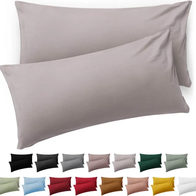 Blumtal Kussensloop Microvezel Kussenhoes 50 x 70 cm - Moonlight Grey - Set van 2