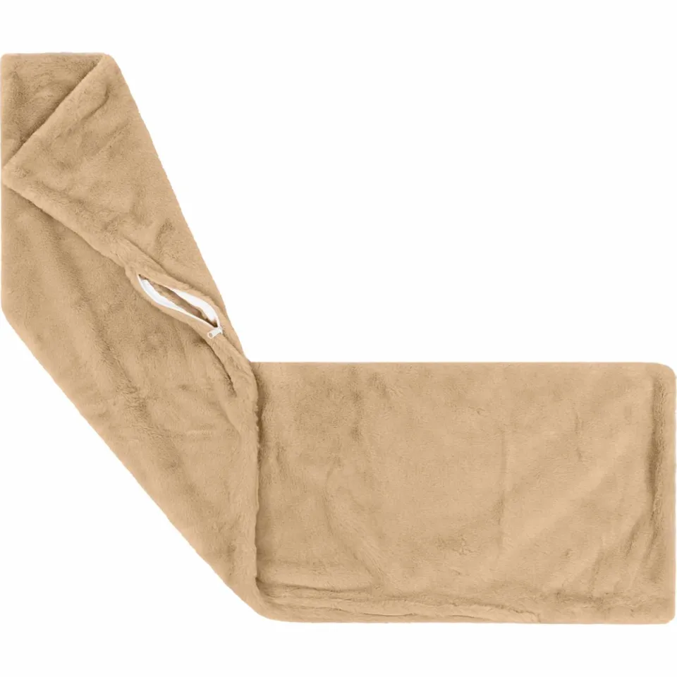 vidaXL Kussensloop HEERLEN Crèmekleurig 40 x 145 cm Nep Konijnenbont, foto 4