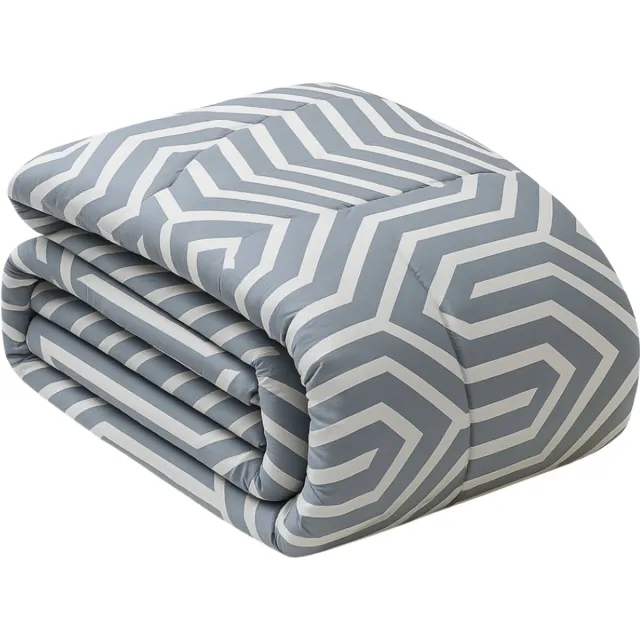 Happybed Dekbed zonder overtrek 200x200 - 100% Katoen - Wasbaar Dekbed - Bedrukt dekbed zonder hoes - Hoesloos Dekbed - Tweepersoonsdekbed - Mechano
