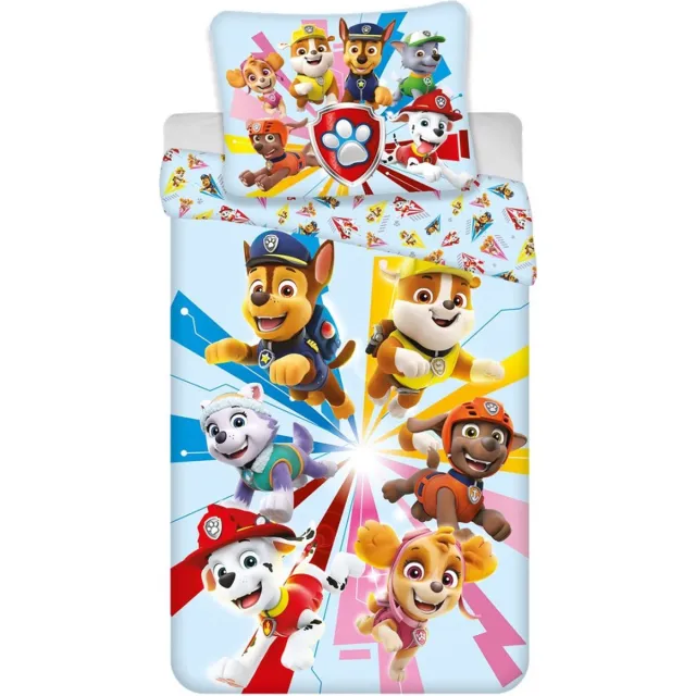 PAW Patrol Dekbedovertrek Squad - Eenpersoons - 140 x 200 cm - Polyester Multi Colour