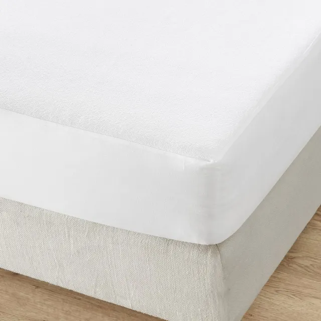 Mistral Home MATRASBESCHERMER - waterdicht - 180 x 200 x 27 cm - effen kleur - wit
