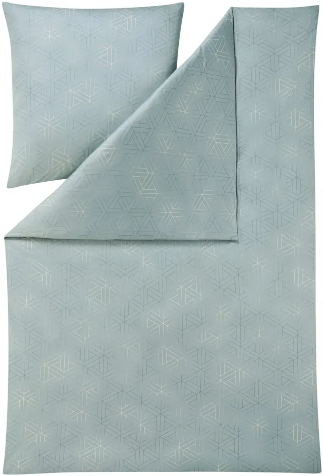 Estella Pippa - Dekbedovertrekset - 140x200 cm - Mako Interlock Jersey - Mintgroen - 2-delig