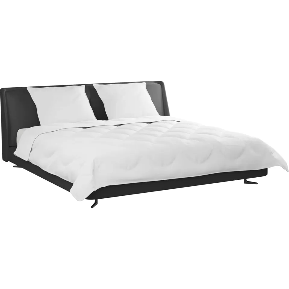 vidaXL Dekbed met Kussens met kussen 3 st Wit Microvezel, foto 2