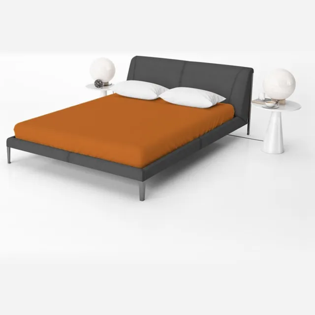 Suite sheets Jersey Hoeslaken Cognac 160/180 x 200 cm