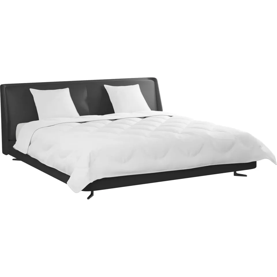 vidaXL Dekbed met Kussens met kussen 3 st Wit Microvezel, foto 2