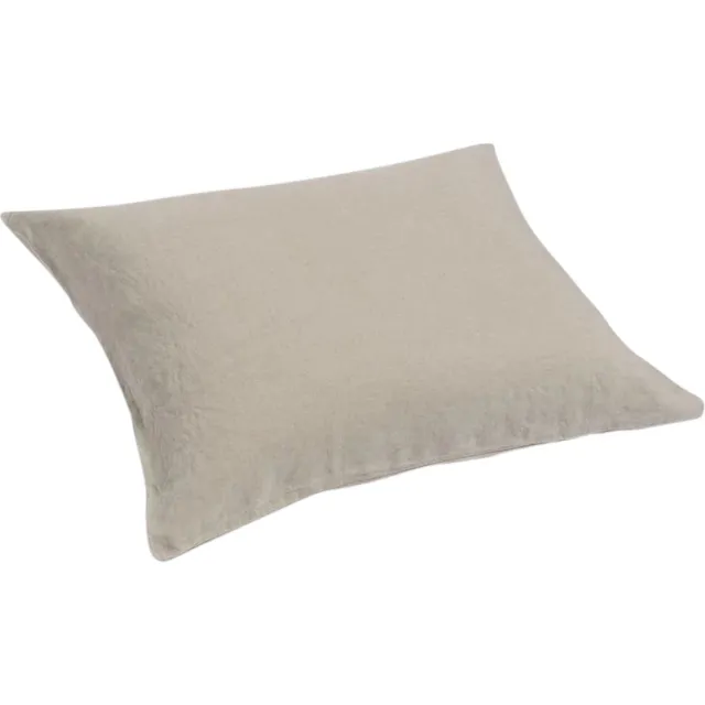 Yumeko kussensloop gewassen linnen natuurlijk 50x60 - Biologisch & ecologisch - 1 stuk Natural