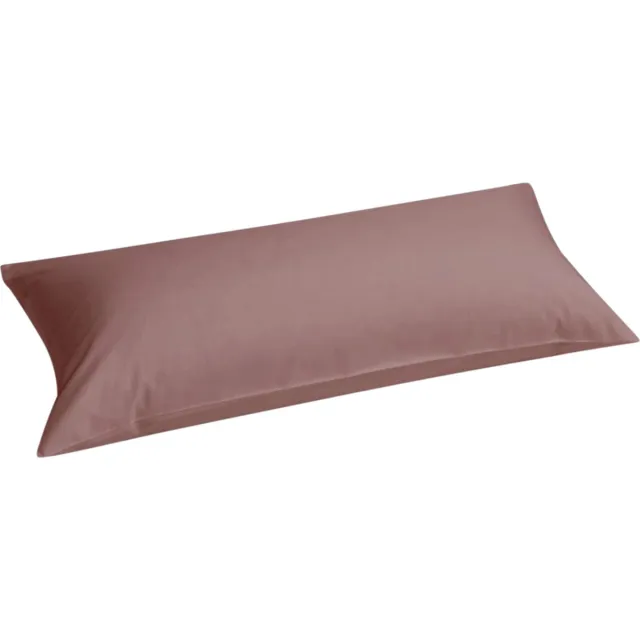 Yumeko kussensloop katoen TENCEL™ poederroze 40x80 - Biologisch & ecologisch - 1 stuk Blush Rose