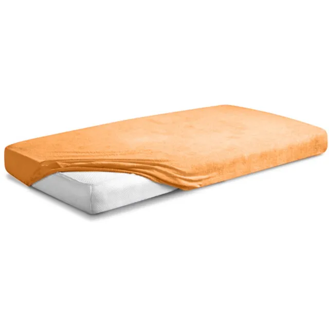 Matex Frottee Hoeslaken - Premium - 130x190, 140x200 - Oranje