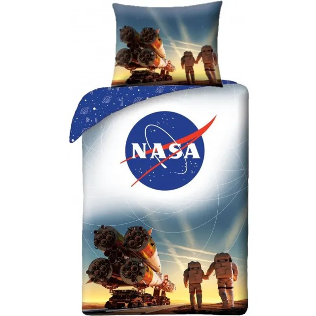 Nasa Dekbedovertrek Intergalactic Travellers - Katoen zwart