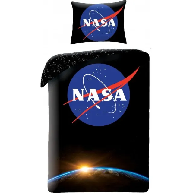 Nasa Dekbedovertrek Infinity - Katoen Zwart