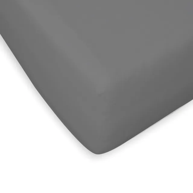 Briljant home Hoeslaken voor Topdekmatras - 90x200 - Percal - Hoeslaken voor Topper - Antraciet - 1-persoons