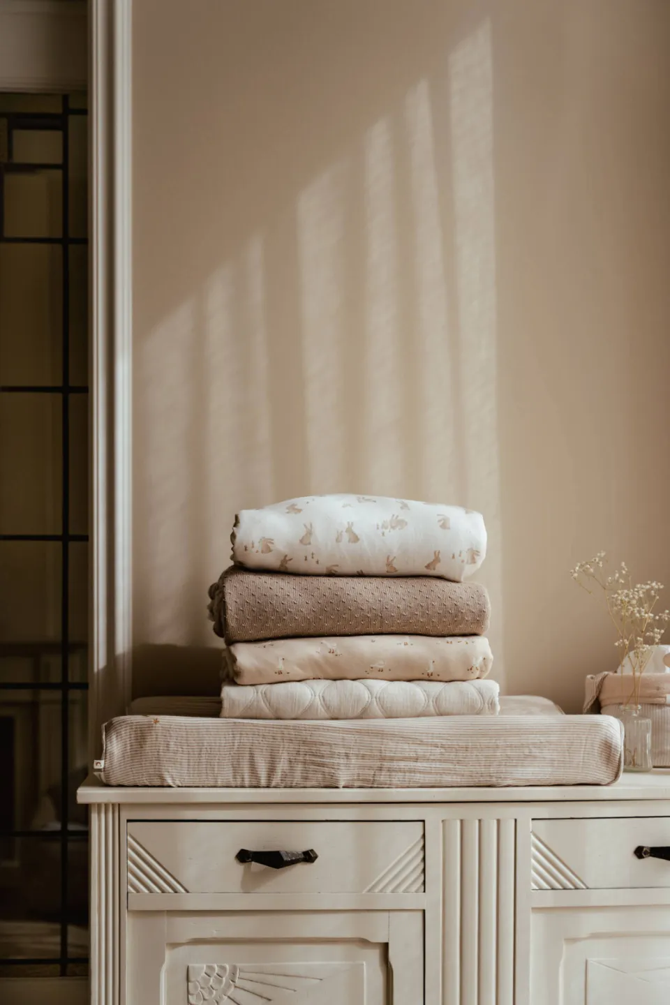 Little Dutch wiegdeken quilted Pure Soft wit, foto 3