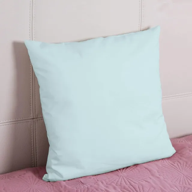 Pizuna 2x Kussenslopen 80x80 cm Katoen Babyblauw 800 Thread Count