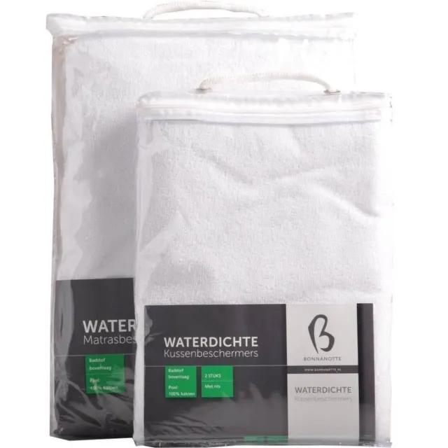 Bonnanotte Waterdichte Matrasbeschermer - Wit 120x190