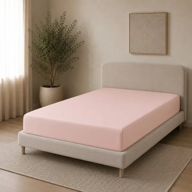 AMSTELINEN Hoeslaken 160x200 – Premium Hotelkwaliteit – TENCEL™ Lyocell Sateen – Whisper Rose – Twijfelaar – Koeler Slapen, Zacht, Ademend & Hypoallergeen