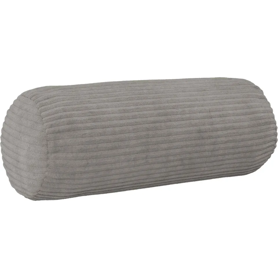vidaXL Kussensloop 2 st HEERLEN Lichtgrijs Ø 15 x 40 cm corduroy, foto 3