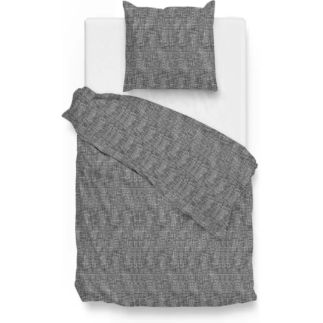 Zohome Blitz Dekbedovertrek - Flanel - Taupe