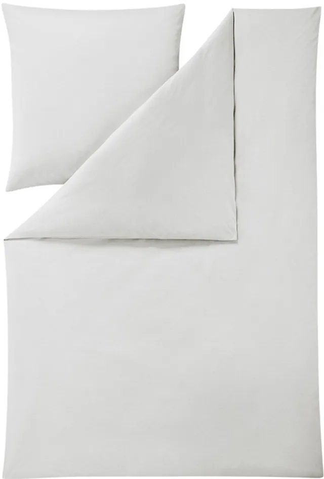 Estella Takoma - Dekbedovertrekset - Mako-interlockjersey - 200 x 220 cm - 3-delig Zilver