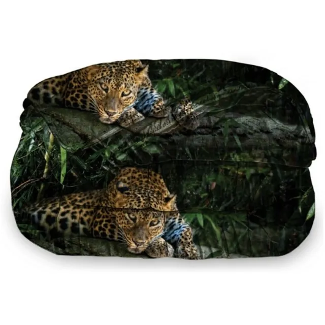 Beau Maison Dekbed Zonder Overtrek 240x220 cm + 2 Kussenslopen - Jungle Leopard - Easy Dekbed - Warmteklasse 2 Multikleurig