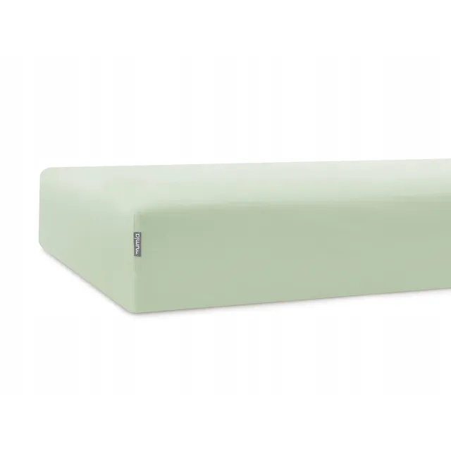 Mumla Pistache katoenen hoeslaken met elastiek - 70x140 cm