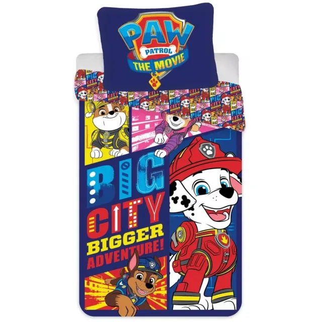 PAW Patrol dekbedovertrek Big City 140 x 200 cm - 70 x 90 cm - katoen multi