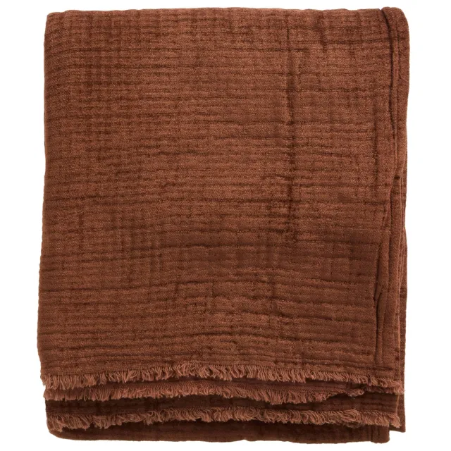 NOUS Living viscose plaid Jidde terra
