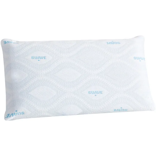 Moonia Technisch Bolkussen - Traagschuim hoofdkussen 75 cm - Zacht - Massage-effect - Anti-allergisch Wit
