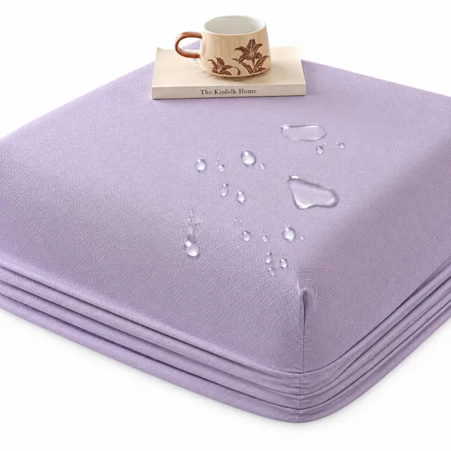 SWGOTA Waterdichte matrasbeschermhoes 90 x 200 cm - Lila - Geborstelde stof - Voor matrassen tot 30 cm hoog - 1 stuk