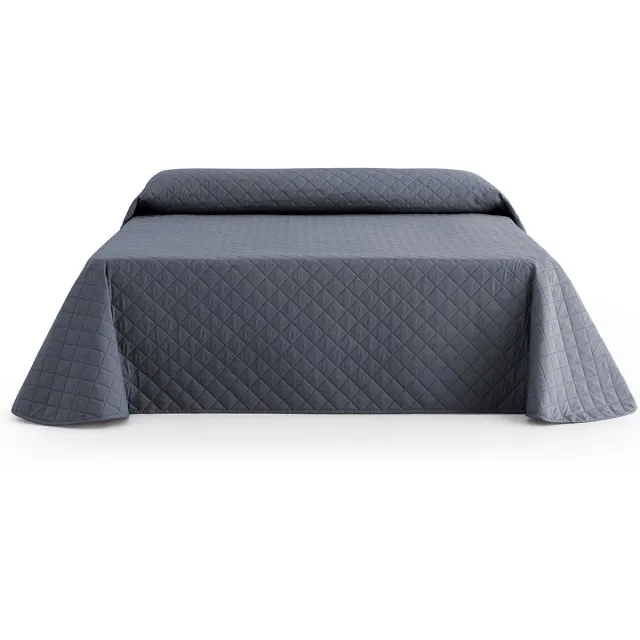 Belmarti Bedsprei Duo Quilt Bedmaat 120cm Spreimaat 200x270cm Grijs