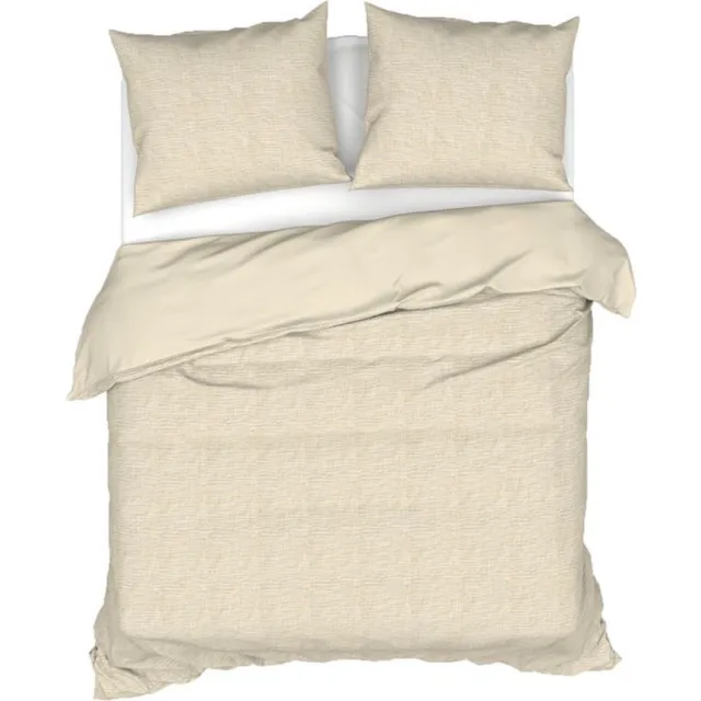Heckettlane Heckett & Lane Dekbedovertrek Scarlett (Desert Sand)-240x200/220 cm