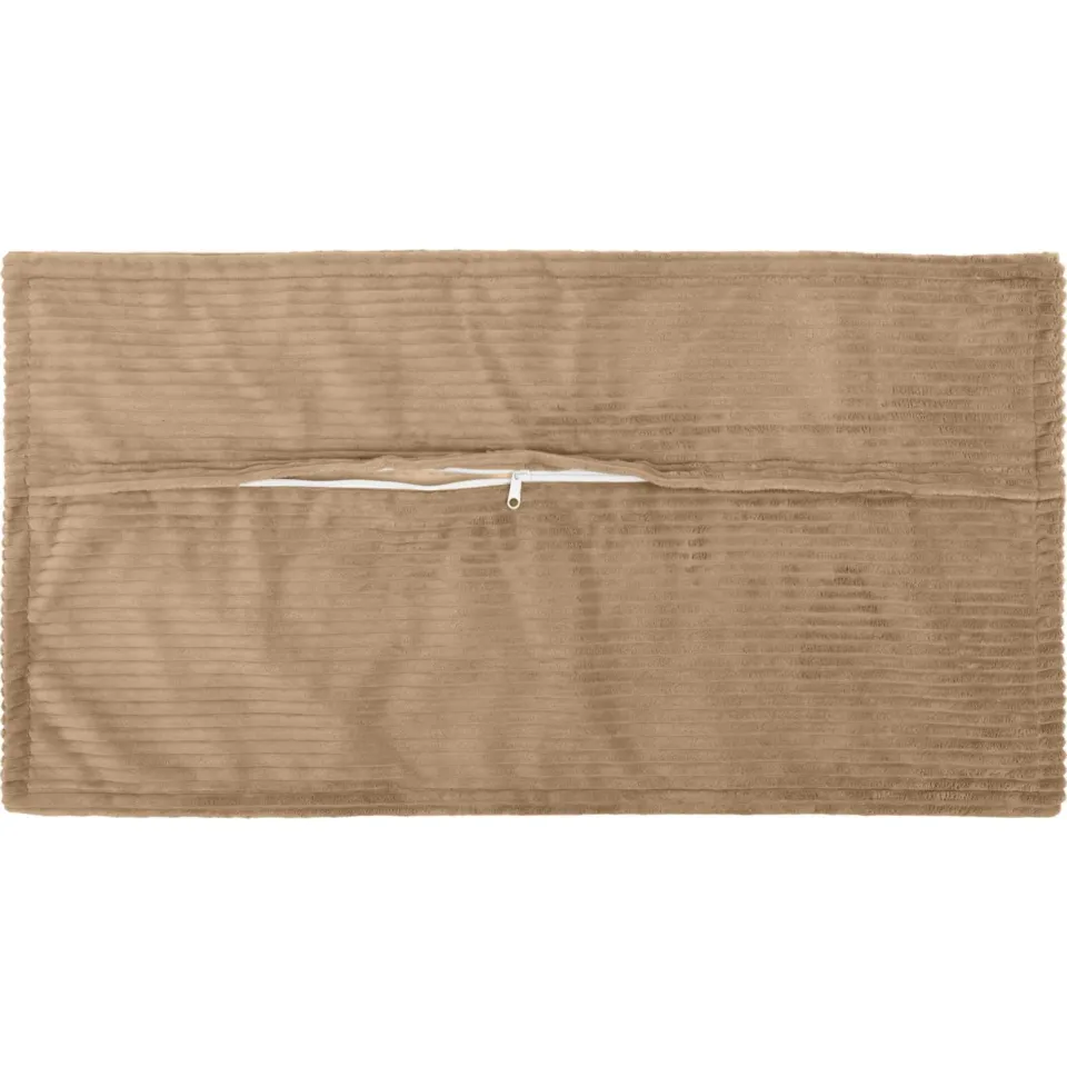 vidaXL Kussensloop 2 st HOUTEN Bruin 40 x 80 cm corduroy, foto 3