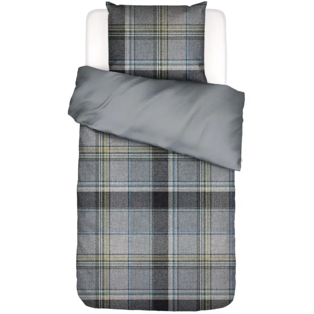 Essenza Meau Dekbedovertrek Lyocell-Katoenmix Global grey