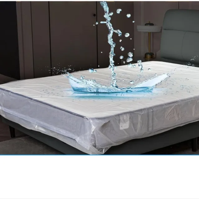 Famanu Matrashoes voor verhuizen en opslag waterdicht herbruikbaar extra sterk Transparant
