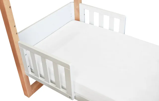 Indigo Jersey Baby Hoeslaken 060x120+30 cm 11 Wit