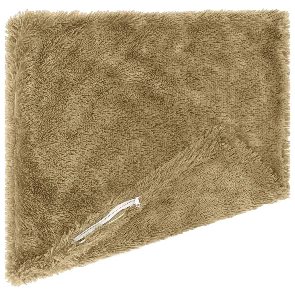 vidaXL Kussensloop 2 st HEERLEN Lichtgroen 80 x 80 cm PV Fleece groen, foto 4