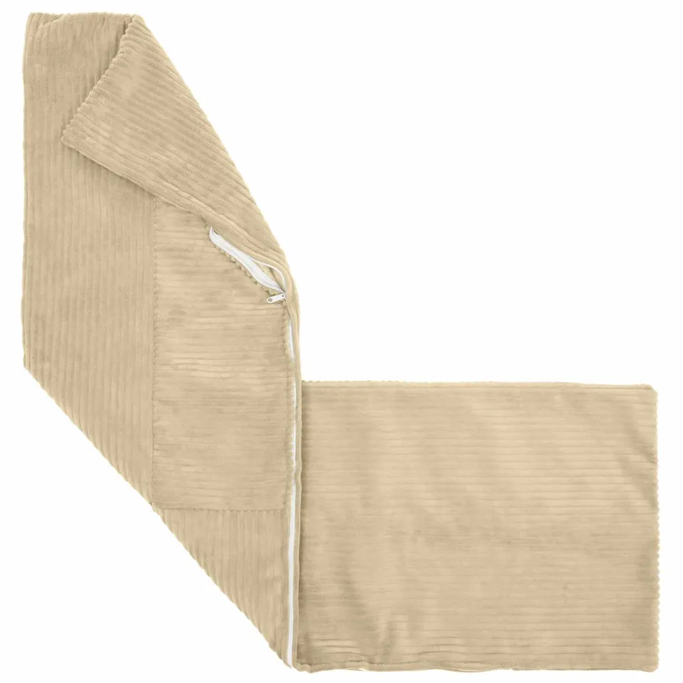 vidaXL Kussensloop ALMELO Grijs groen 40 x 145 cm corduroy, foto 4