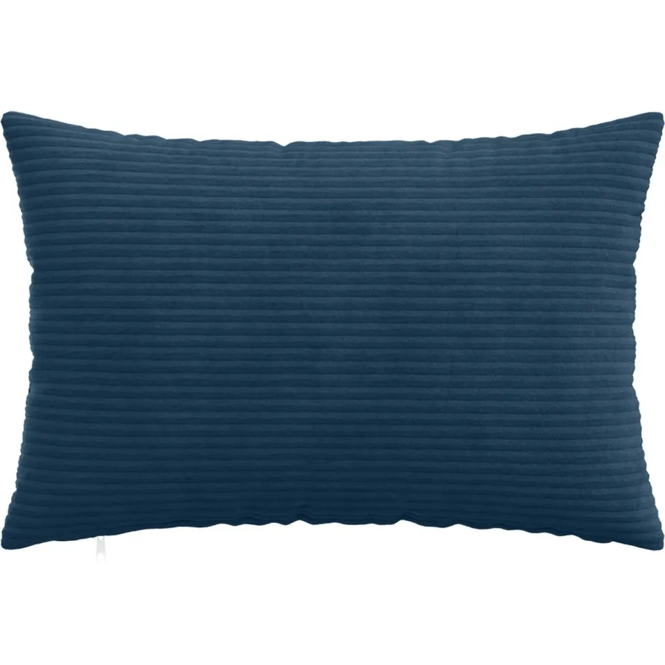 vidaXL Kussensloop 2 st HEERLEN Marineblauw 50 x 80 cm corduroy, foto 3