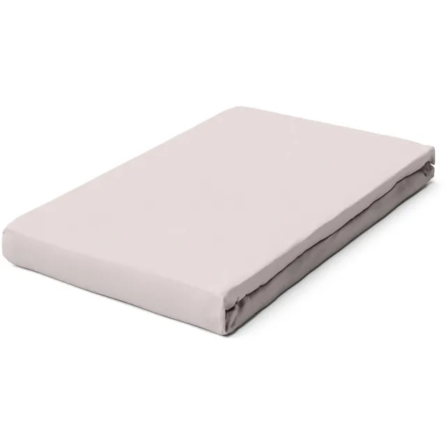 schlafgut Jersey Pure topper hoeslaken - Eenpersoons - Sand Light
