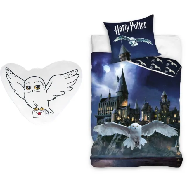 Harry Potter slaapkamerset; dekbedovertrek en kussen dekbed set