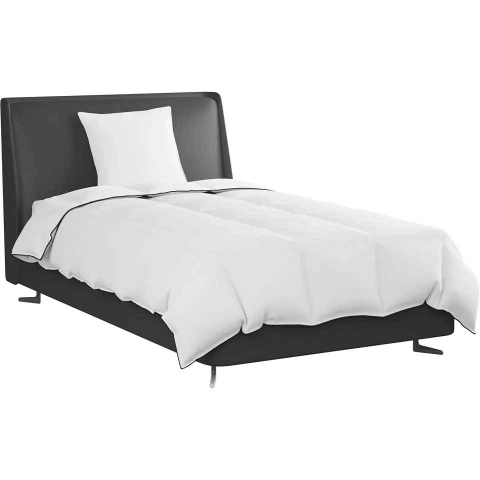 vidaXL Winter Dekbed met kussen 2 st Wit Donsveertjes, foto 2