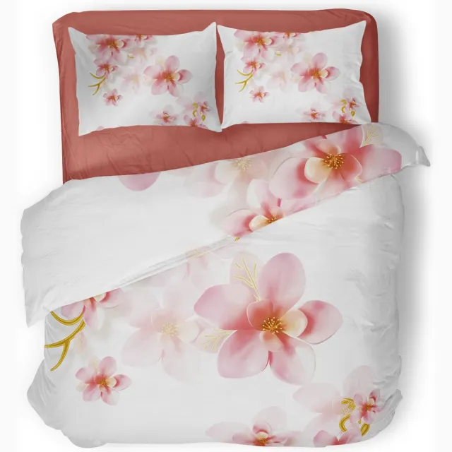 Eleganzzz Dekbedovertrek Floral Paradise - Multi - Dekbedovertrek 240x200/220cm - Micropercal - Lits Jumeaux - Dekbedovertrekken - Bloemen Dekbedovertrek - Bloemen Dekbedovertrek