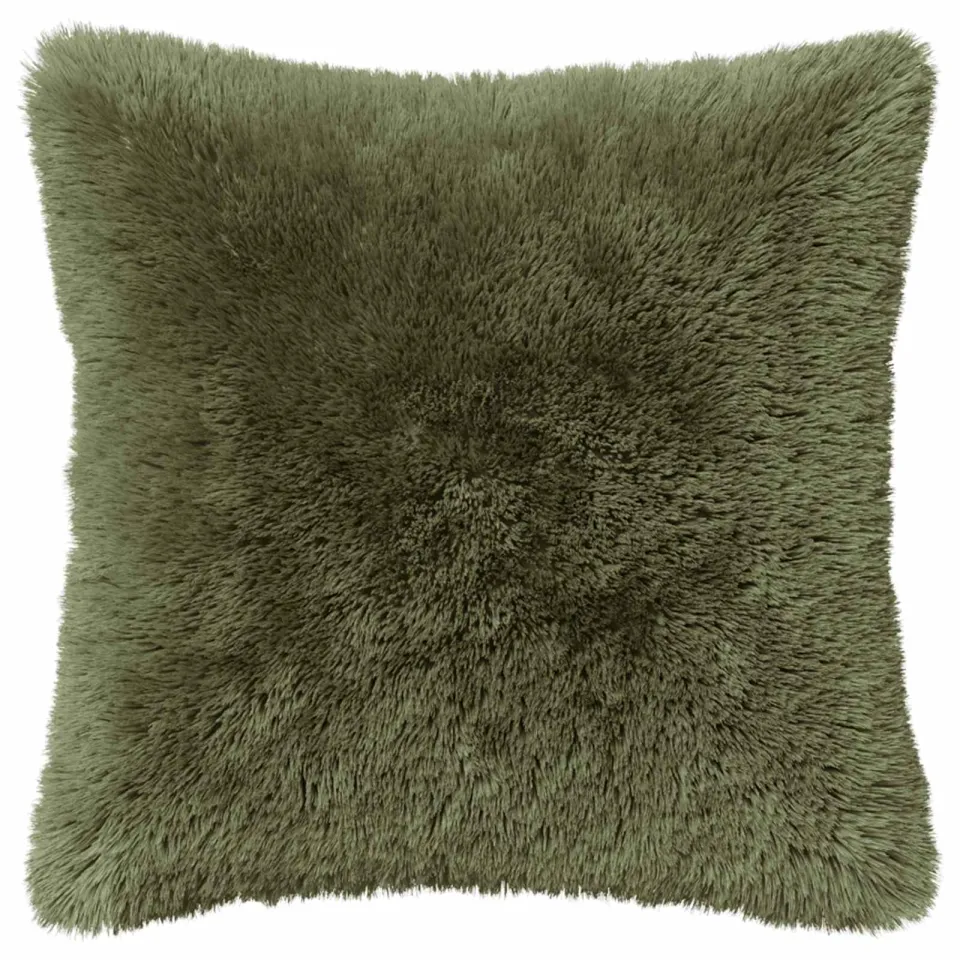 vidaXL Kussensloop 12 st HEERLEN Groen 50 x 50 cm PV Fleece, foto 4